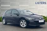 2021 Volkswagen Golf Hatchback 1.5 eTSI 150 Life 5dr DSG in Deep black at Listers Volkswagen Stratford-upon-Avon
